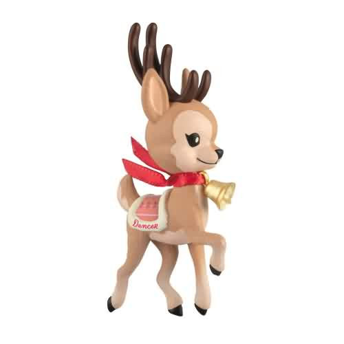 2026 Eight Tiny Reindeer #2 - Dancer Hallmark ornament (QXR8155)