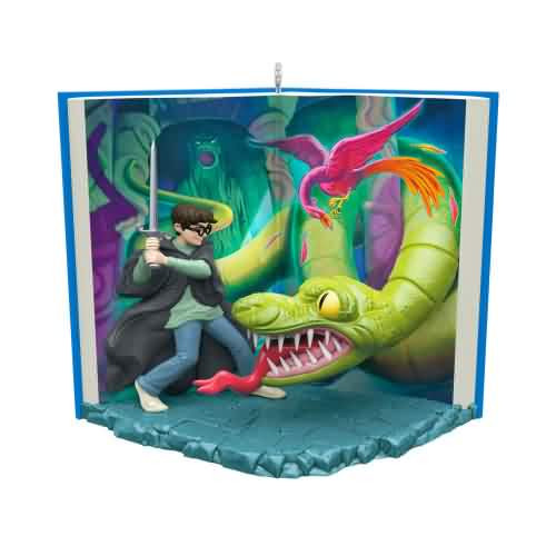 2026 Harry Potter - Defeating the Basilisk - Harry Potter and the Chamber of Secrets Hallmark ornament (QXI1546)