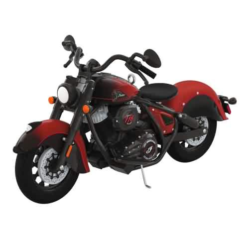 2026 Indian Chief Vintage 125th Anniversary Edition Motorcycle Hallmark ornament (QXI1003)