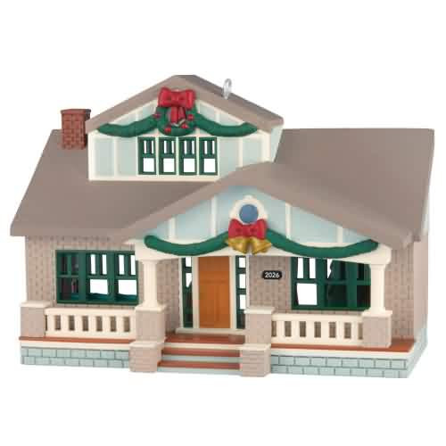 2026 Nostalgic Houses and Shops #43 - Arts & Crafts Bungalow Hallmark ornament (QXR8005)