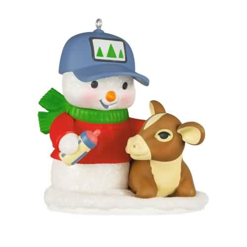 2026 Snow Buddies #29 - Cow Hallmark ornament (QXR8012)