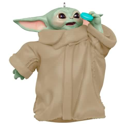 2024 Star Wars: The Mandalorian - Grogu in Hovering Pram Hallmark