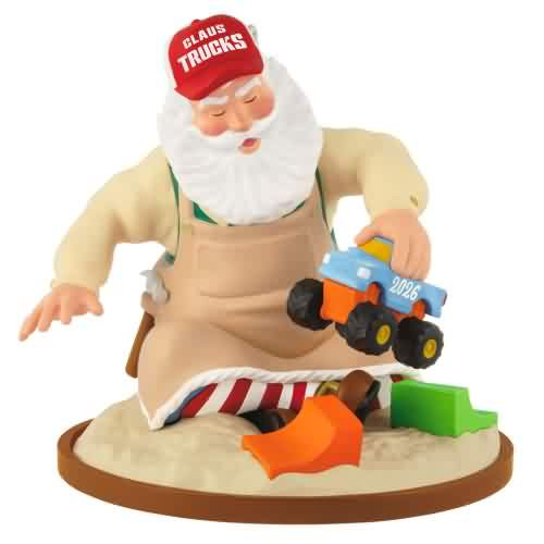2026 Toymaker Santa #27 - Trucks Hallmark ornament (QXR8022)