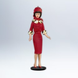 Hallmark Barbie Fashion Pup Ornament Set – 5 Mini-Ornamente Mit Yorkie-Welpe In Tragetasche, Handgefertigt, 2006
