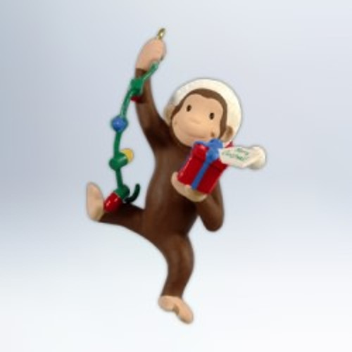 2012 Curious George - The Light Of The Party Hallmark ornament, QXI2654