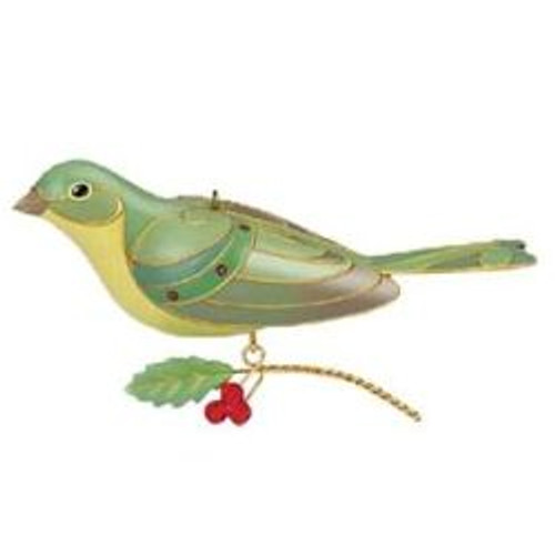 2012 Beauty Of Birds - Lady Painted Bunting Limited Hallmark ornament, QXE3064