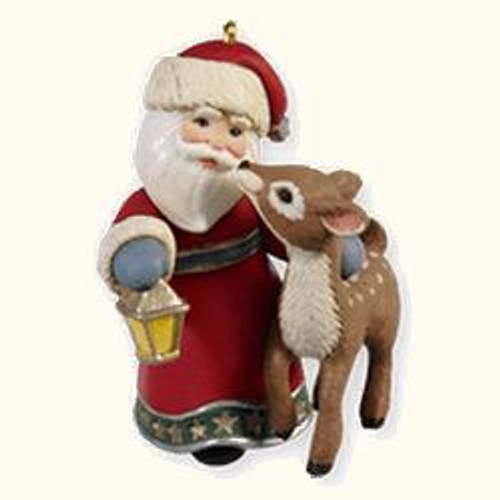 2010 A Visit From Santa #2 - Fawn Hallmark ornament, QX8203