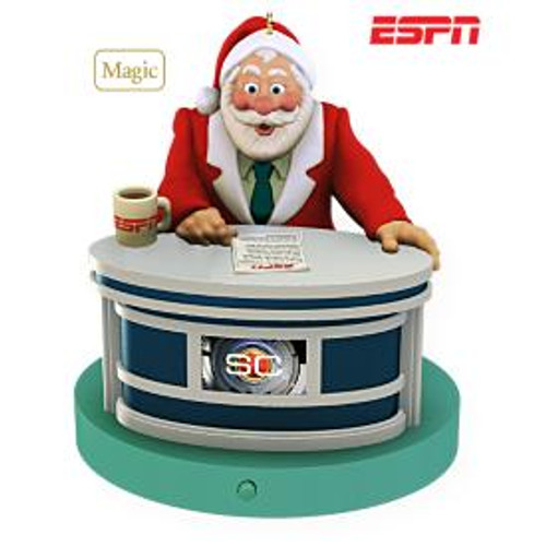 2009 Sportscenter Santa Hallmark ornament, QXI1215