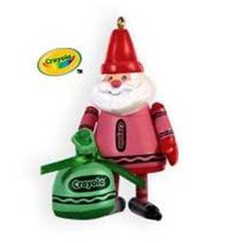 2009 Crayola - Colorful Santa - Limited Hallmark ornament, QXE3075