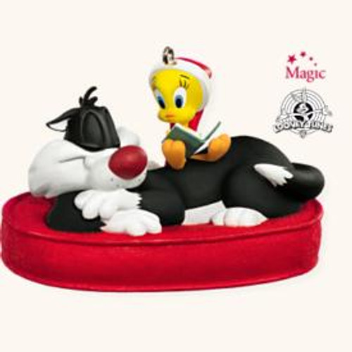 2008 LT - Twas Night Before Christmas - Sylvester and Tweety Hallmark ornament, QXI4169