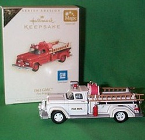 Hallmark Keepsake Fire Brigade 10種 Fire Brigade 1968 Chevrolet® Fire Engine 2025 Ornament With