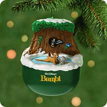2005 Disney - Bambi - Skating Lesson Hallmark Ornament