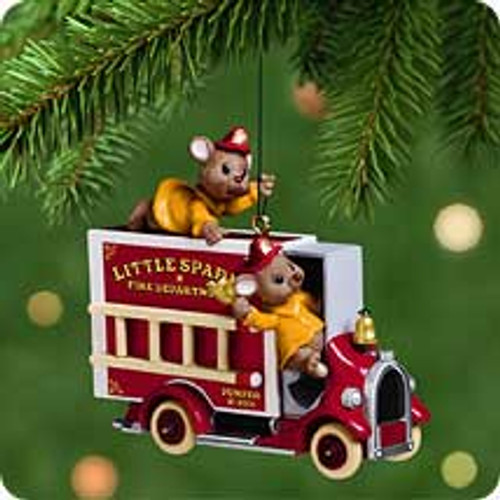 2001 Four Alarm Friends Hallmark ornament, QX8325-C