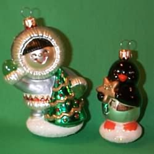 1998 Frosty Friends - Blown Glass