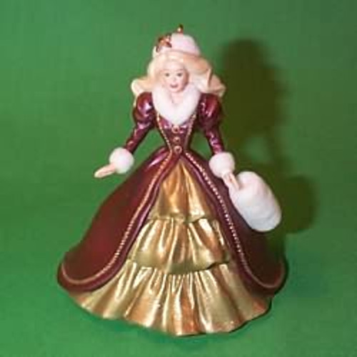 1996 holiday barbie ornament