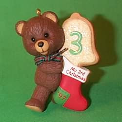 1989 Childs 3rd Christmas - Bear Christmas Ornament | The Ornament