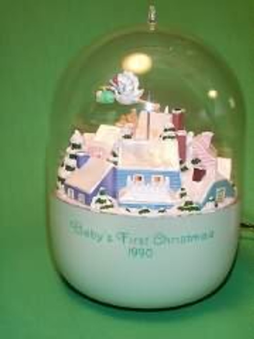 1990 Babys 1st Christmas - Lighted