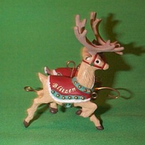 1992 Santa And Reindeer - Donder And Blitzen