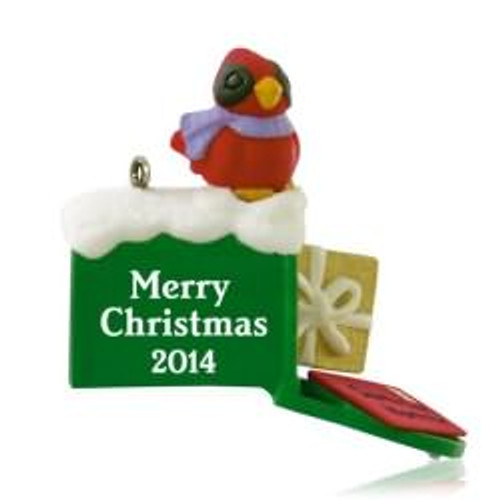 2014 Santa Has Mail - Miniature Hallmark ornament, QXM8523