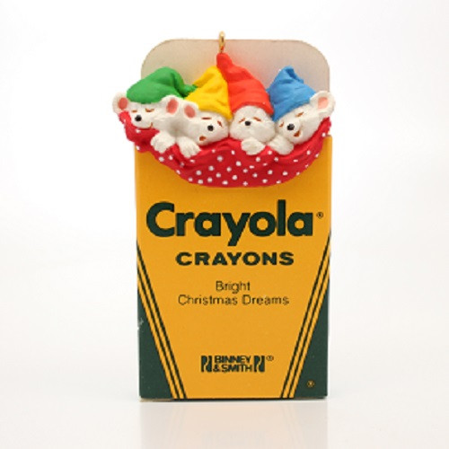 Hallmark Keepsake 2016 Crayola Crayons Big Box of 64 Christmas Ornament