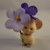 1985 Mouse With Purple Flowers