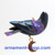 2019 Halloween - Stately Little Raven - Miniature Hallmark ornament (QFO5278)
