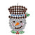 2020 Stunning Snowman Hallmark ornament, QK1371