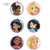 2022 Disney - Princess - Miniature Ornament Set Hallmark ornament (QSB6256)