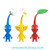 2024 Pikmin - Red, Yellow, and Blue Pikmin Hallmark ornament, QXI7691