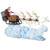2026 Nightmare Before Christmas - Santa Jack's Sleigh Ride - Disney Tim Burton Hallmark ornament (QFM3396)
