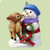 2004 Snow Buddies #7 - Fawn Hallmark ornament, QX8131