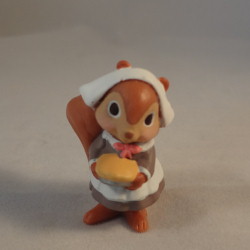 【まーちゃんさま】vintage squirrel ❀ ゼンマイ仕掛けのリスさん 1986 Mrs. Pilgrim Squirrel Thanksgiving Merry Miniature | The