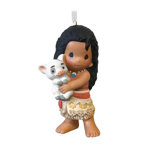 2020 Disney - Moana and Pua - Precious Moments Hallmark Ornament