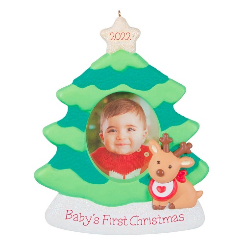 2022 Baby's First Christmas Photo Hallmark Ornament The
