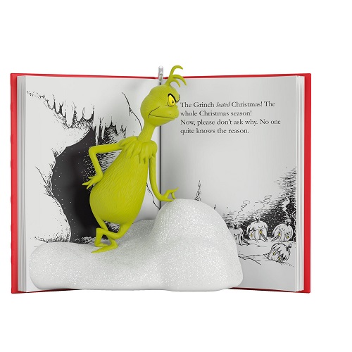 2022 Dr Seuss - A Sour, Grinchy Frown Hallmark Ornament | The