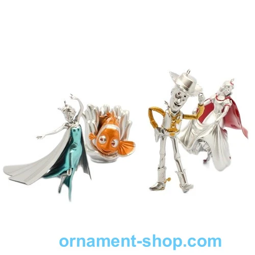 ディズニー100オーナメントORNAMENT DECORATION ADORNO 2023 Disney 100 Years of Wonder - Pixar and Princesses Hallmark