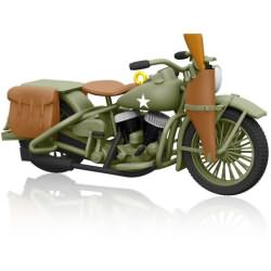 2014 Harley Davidson - 1942 Harley Davidson WLA Hallmark Ornament