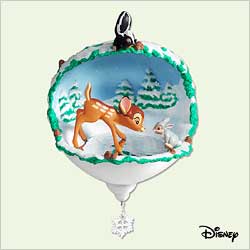 2005 Disney - Bambi - Skating Lesson Hallmark Ornament
