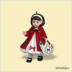 【マリン♡さま】girl ornament ୨୧ .·*°あったかコートの女の子 2006 Madame Alexander #11 - Christmas Tea Hallmark Ornament | The
