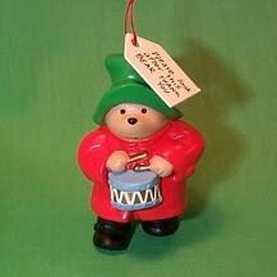 ぬいぐるみ Paddington Bear Ornament Vtg Paddington Bear Happy Holidays 1998 Plush 14