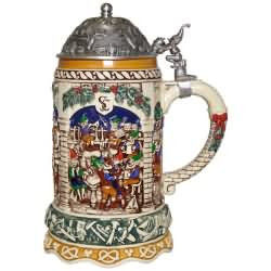 2017 Elf Festivities Beer Stein Ornament - The Ornament Shop