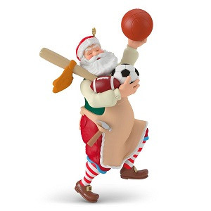 2018 Toymaker Santa #19 - Sports Ornament | Ornament Shop