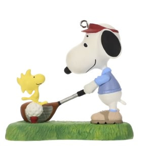 2019 Spotlight on Snoopy #22 - Golfer Snoopy Ornament | Ornament Shop