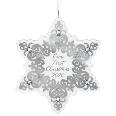 2020 Our First Christmas - Snowflake Hallmark Ornament | The