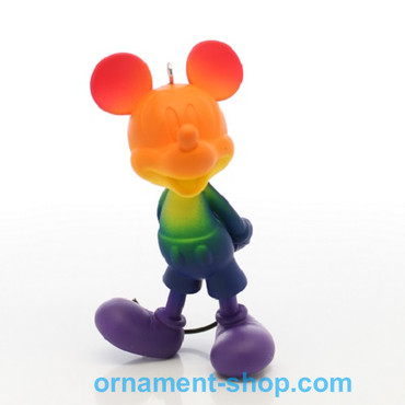 PERCUSSION オーナメント・ベア 3,500体 USA限定品 証明書付き 2024 Disney - Rainbow Mickey Hallmark Ornament | The Ornament Shop