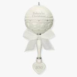 2010 Baby's First Christmas - Rattle Hallmark Ornament