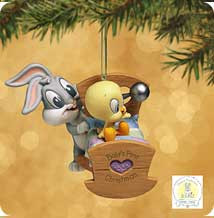 Baby's First Christmas 2002 クリスマスオーナメント 2002 Baby's First Christmas - Looney Tunes Hallmark Ornament | The