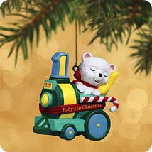 2002 Baby's First Christmas - Bear Hallmark Ornament | The