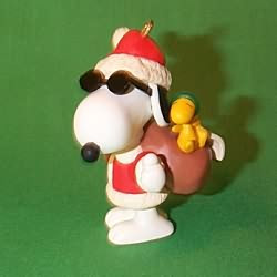 1998 Spotlight On Snoopy #1 - Joe Cool Christmas Ornament | The