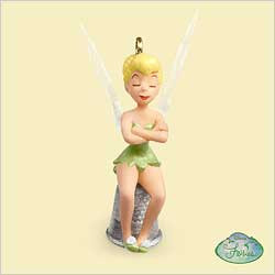 未使用 Disney Tinkerbell Spinning Ornament 2006 Disney - Precocious Tink - Mini | The Ornament Shop